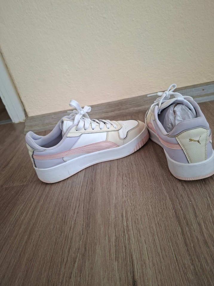 Puma Platform Beyaz Spor Ayakkabı - Görsel 5