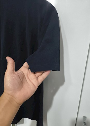 xl Beden siyah Renk Erkek Siyah Polo Yaka Kısa Kollu Tişört