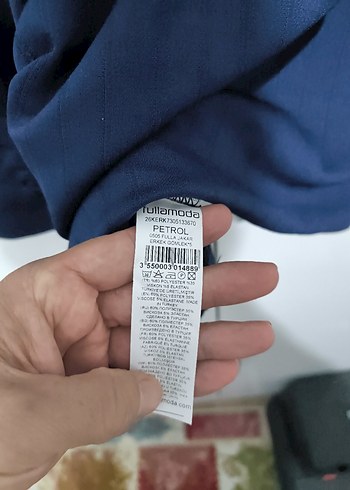 Lacivert Regular Fit şık erkek gömlek - Görsel 5