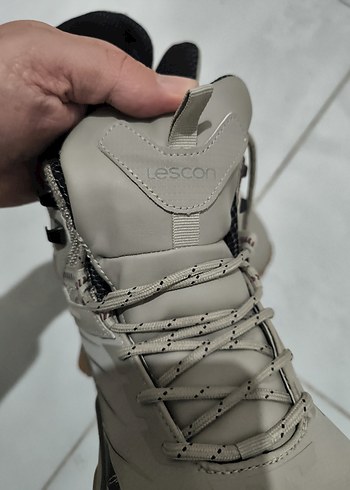 Bej Bağcıklı Lescon erkek bot 43 - Görsel 5