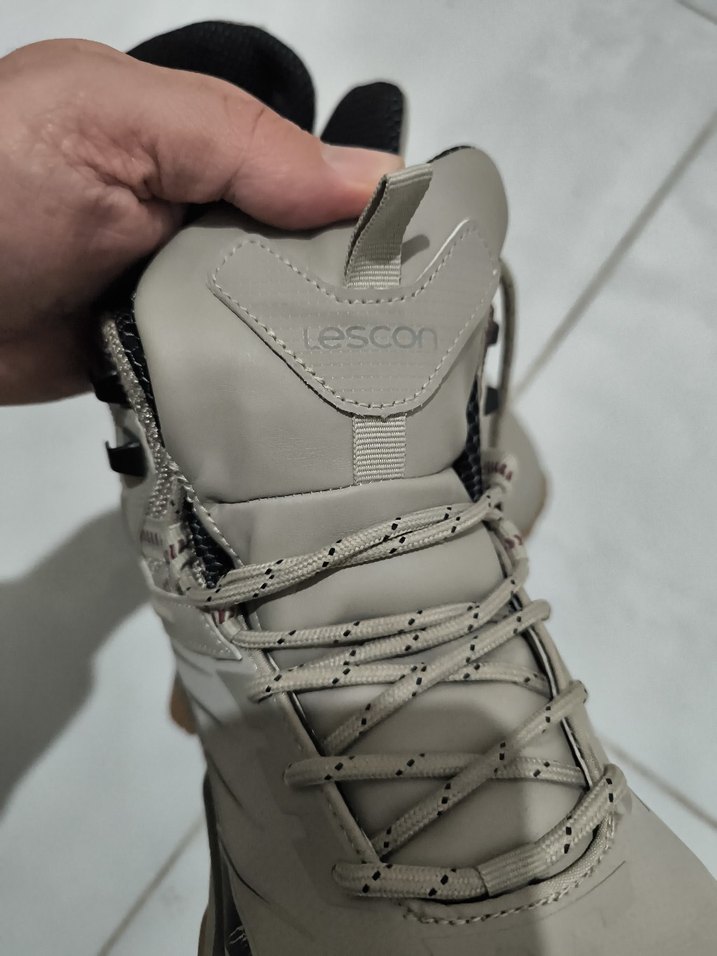 Bej Bağcıklı Lescon erkek bot 43 - Görsel 5