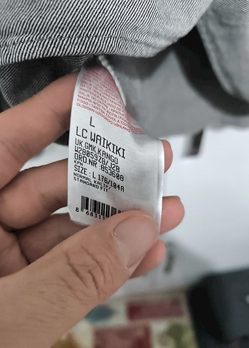 Gri Uzun Kollu Keten gömlek L xl - Görsel 5