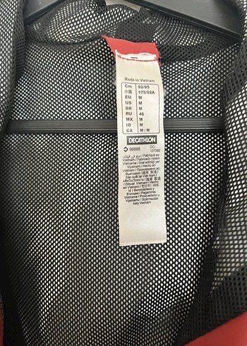 Kırmızı Erkek Midi Boy Rüzgarlık Mont - Görsel 2