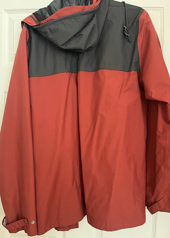 Kırmızı Erkek Midi Boy Rüzgarlık Mont - Görsel 3