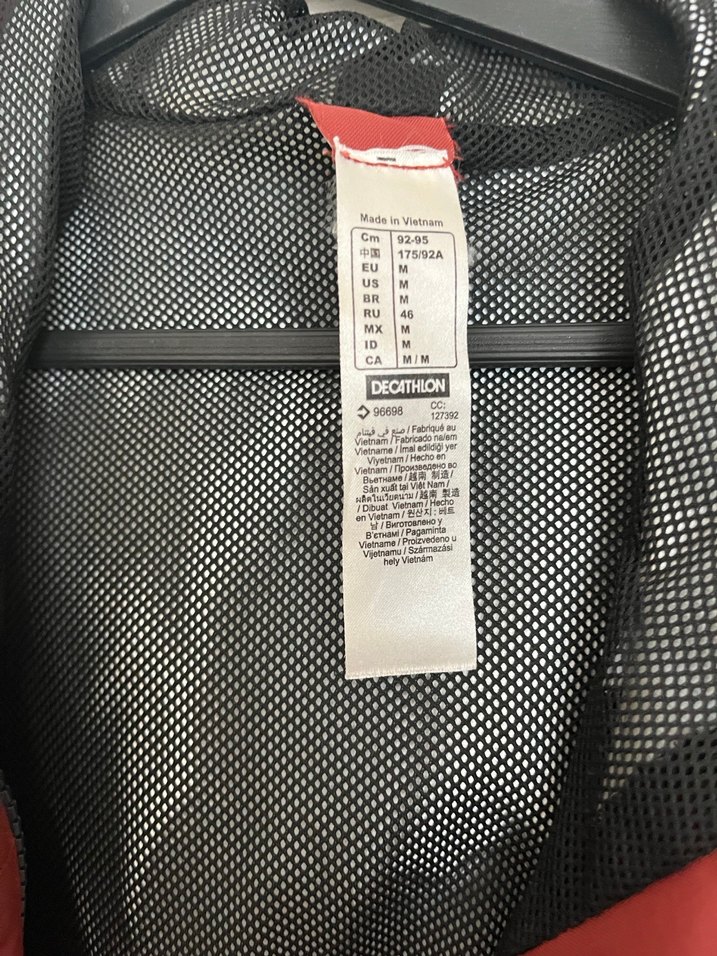 Kırmızı Erkek Midi Boy Rüzgarlık Mont - Görsel 2