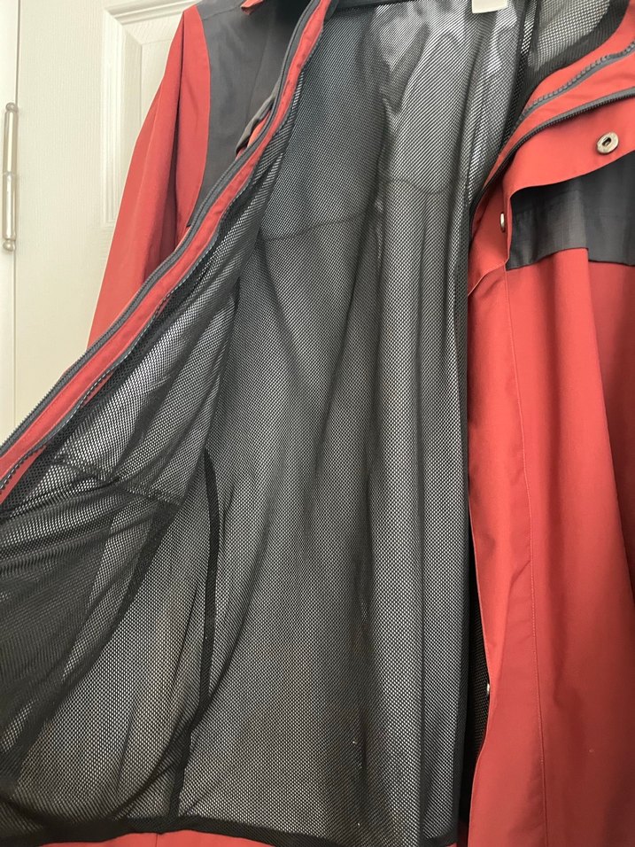 Kırmızı Erkek Midi Boy Rüzgarlık Mont - Görsel 5
