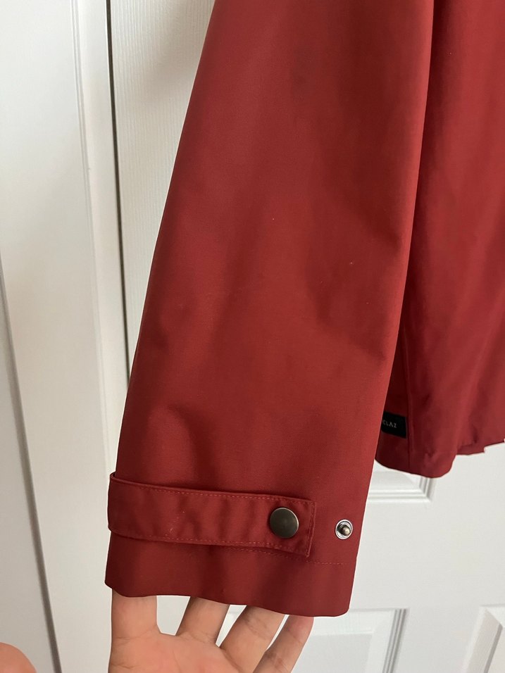 Kırmızı Erkek Midi Boy Rüzgarlık Mont - Görsel 4