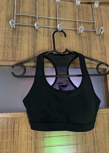 Adidas siyah spor sütyeni