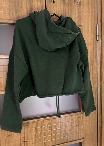 m Beden haki Renk Zara koyu yeşil sweatshirt