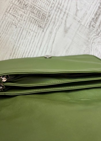 Drapeli fıstık yeşili Ole Koton Kadın Çanta - Görsel 3