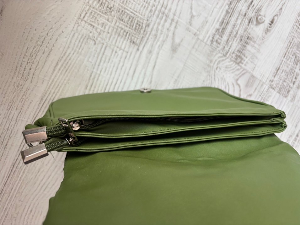 Drapeli fıstık yeşili Ole Koton Kadın Çanta - Görsel 3