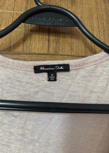 Massimo Dutti V Yaka Kadın Tişört - Görsel 3