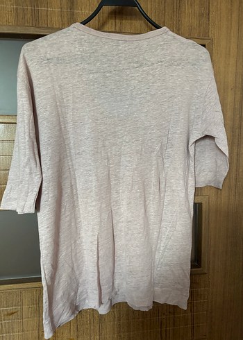 Massimo Dutti V Yaka Kadın Tişört - Görsel 4