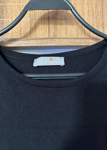 Siyah Kadın Uzun Kollu Pamuk Sweatshirt - Görsel 4