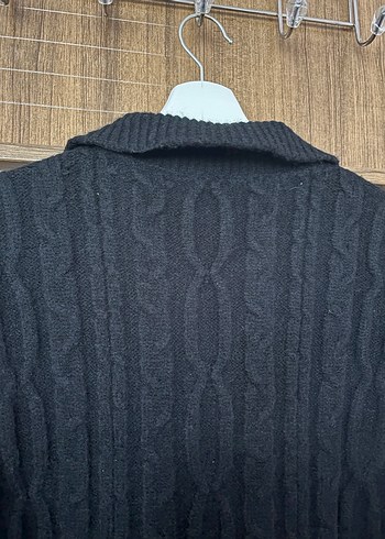 Twist Siyah Örgü Süveter - Görsel 5