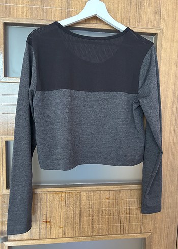 Gri Hummel Kadın Uzun Kollu Spor Üst - Görsel 5