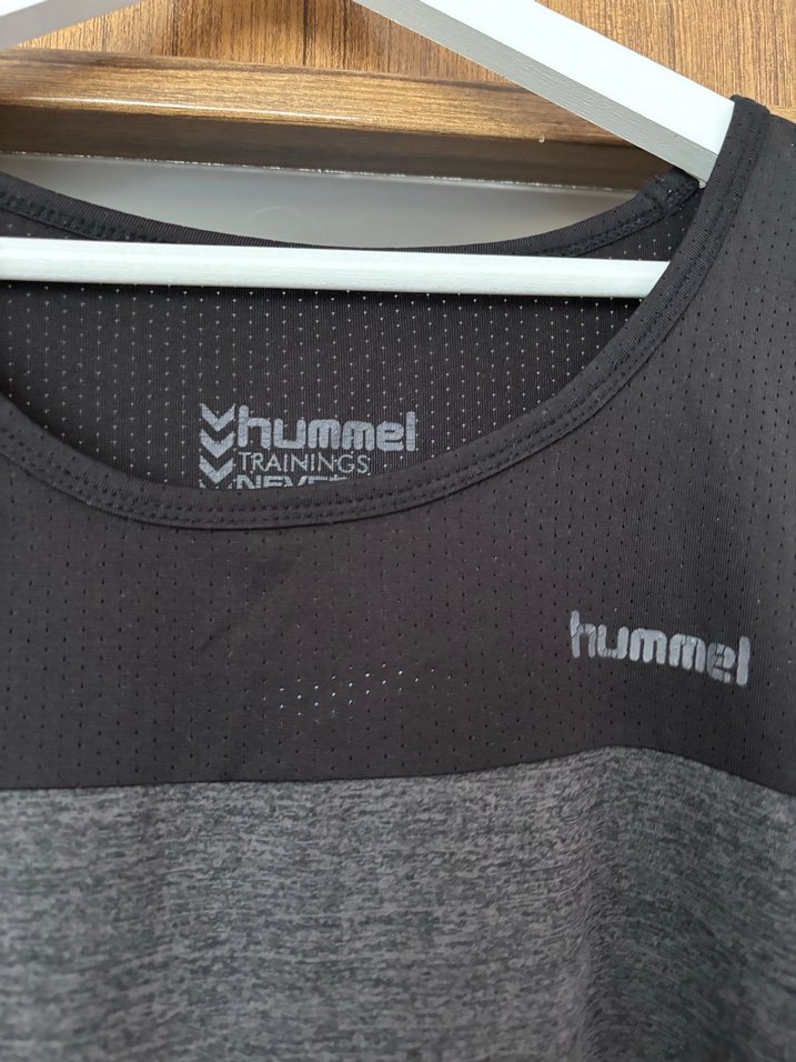 Gri Hummel Kadın Uzun Kollu Spor Üst - Görsel 3
