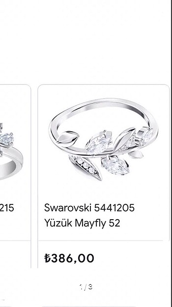 Swarovski Yüzük