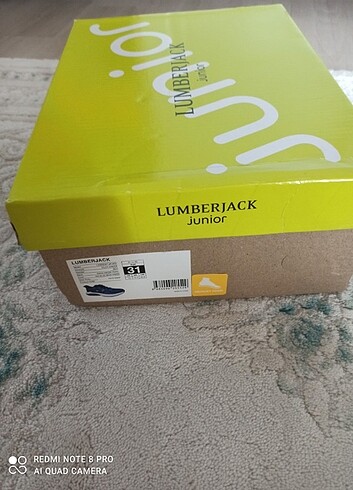 31 Beden mavi Renk Lumberjack spor ayakkabi 