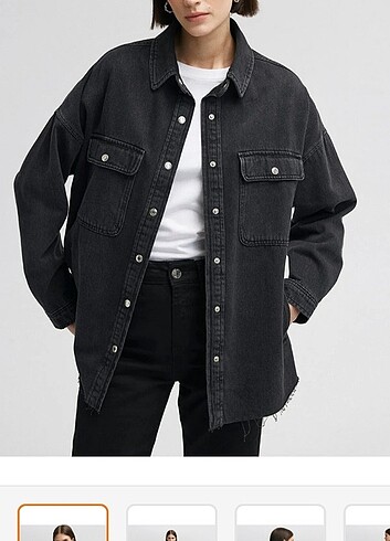 Mavi Oversize Kot Ceket