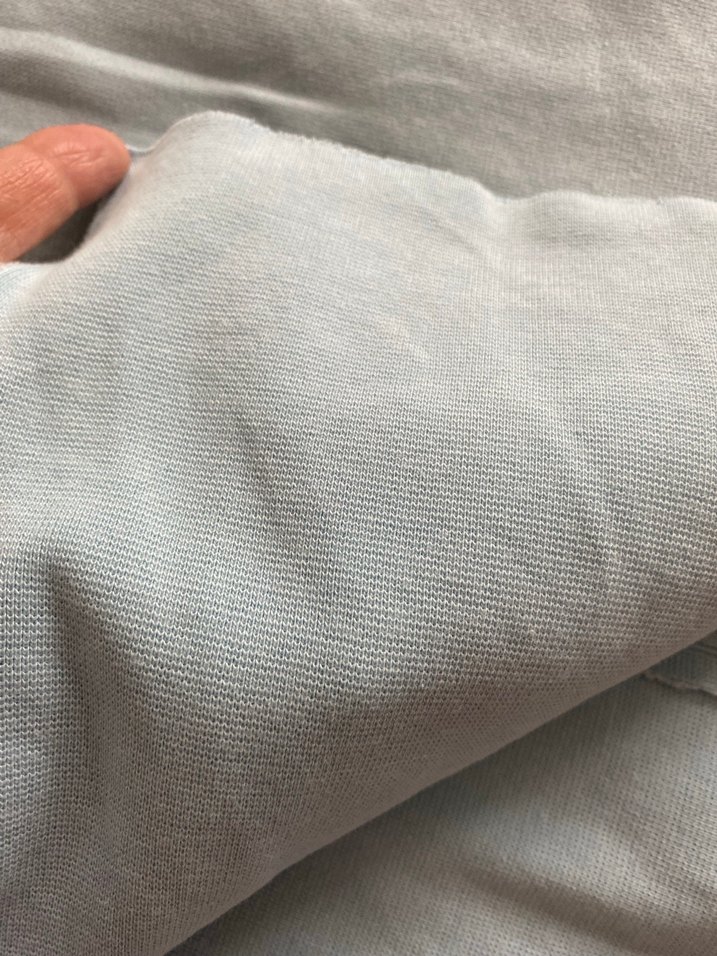 Bebe mavisi penye kumaş - Görsel 3