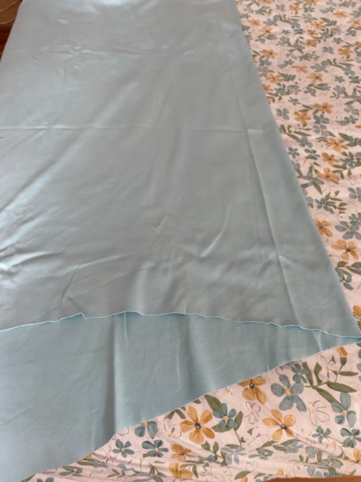 Bebe mavisi penye kumaş - Görsel 4