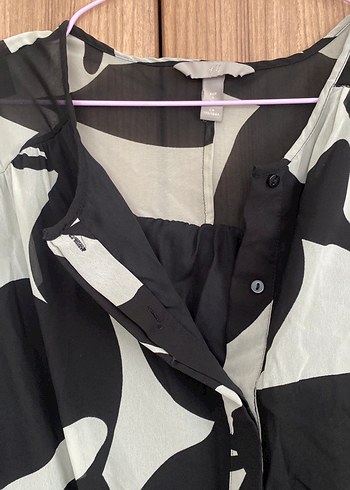 H&M HM elbise tül içi astarlı