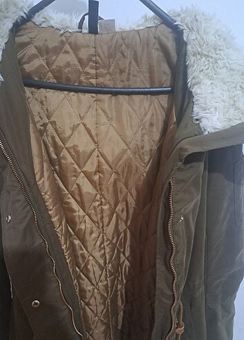 38 Beden yeşil Renk H&M parka
