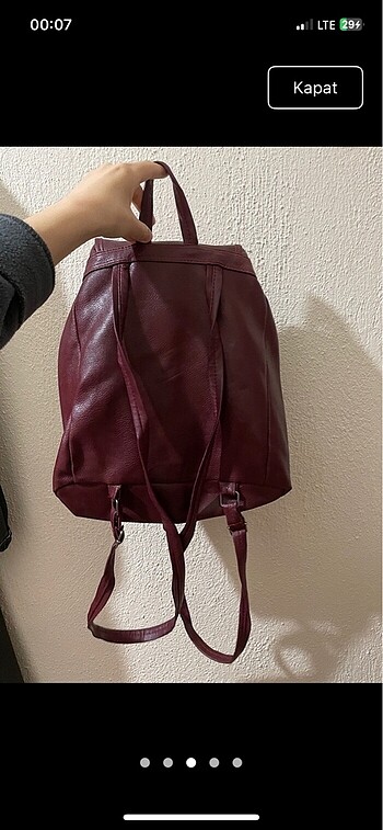 Beden Bordo sırt çantası