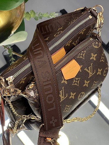 Beden kahverengi Renk Louis Vuitton Multi Pochette Çanta