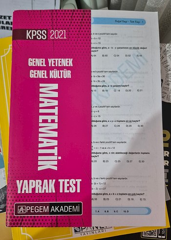KPSS Matematik Geometri Soru Bankaları - Görsel 6