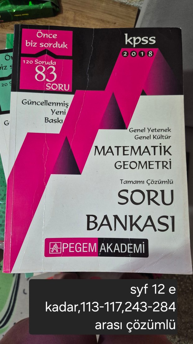 KPSS Matematik Geometri Soru Bankaları - Görsel 2