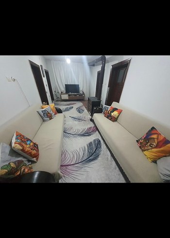 English Home Bohem Gri Desenli Baskılı Halı Örtüsü