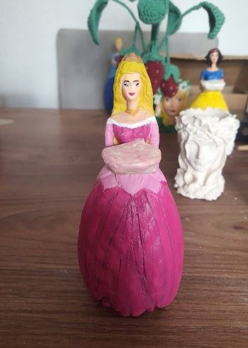 Örgü Mavi Çiçek Broş - Görsel 14