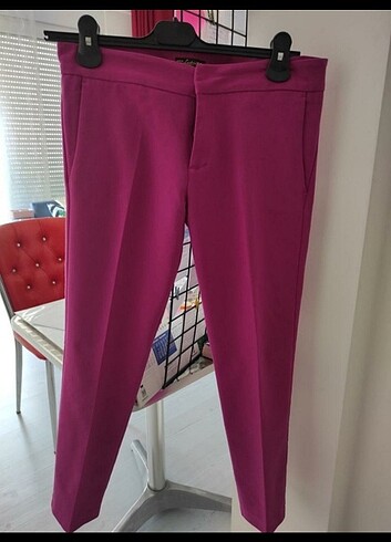 Koton Fuşya kumaş pantolon