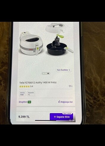 TEFAL ACTİFRY FRİTÖZ - Görsel 8