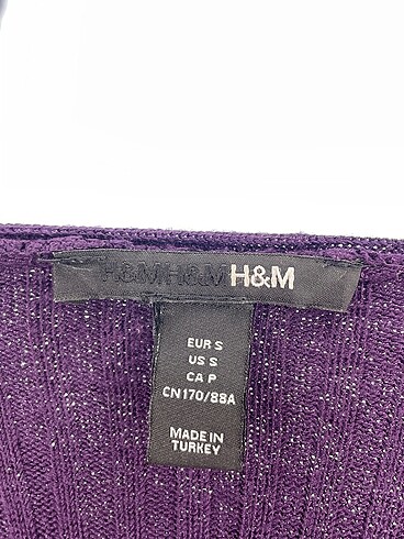s Beden mor Renk H&M Hırka %70 İndirimli.
