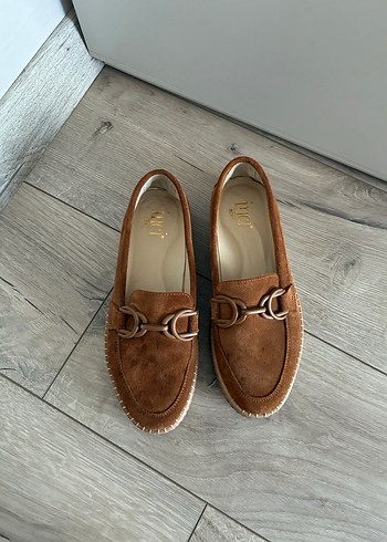 Kahverengi Süet Kadın Dolgu Topuk Espadril - Görsel 3