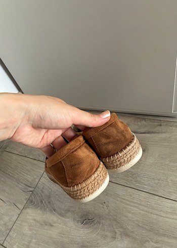 Kahverengi Süet Kadın Dolgu Topuk Espadril - Görsel 4