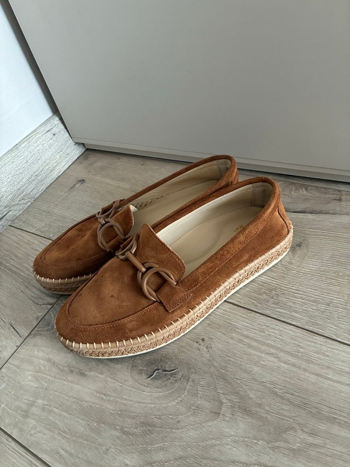 Kahverengi Süet Kadın Dolgu Topuk Espadril - Görsel 2