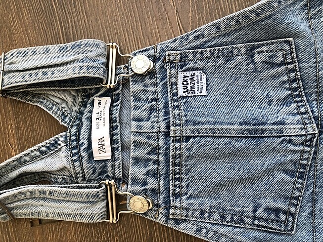 4 Yaş Beden Zara 3-4 Yaş Unisex Jean Salopet