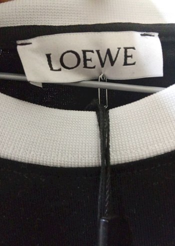 Siyah Baskılı Oversize Pamuklu Tişört loewe - Görsel 3