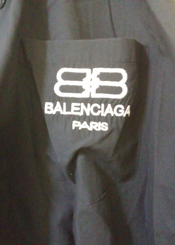 Balenciaga Siyah kadin Uzun Kollu Gömlek - Görsel 2