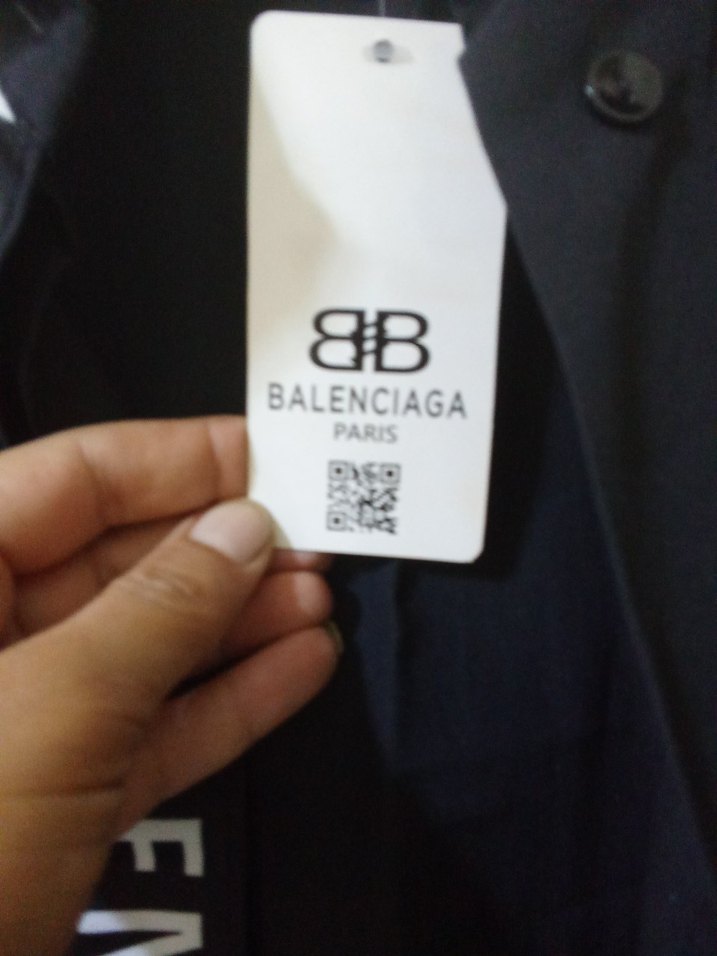 Balenciaga Siyah kadin Uzun Kollu Gömlek - Görsel 3