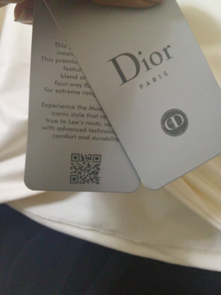 Zincir Detaylı Mini Beyaz Straplez  Dior matrka - Görsel 4