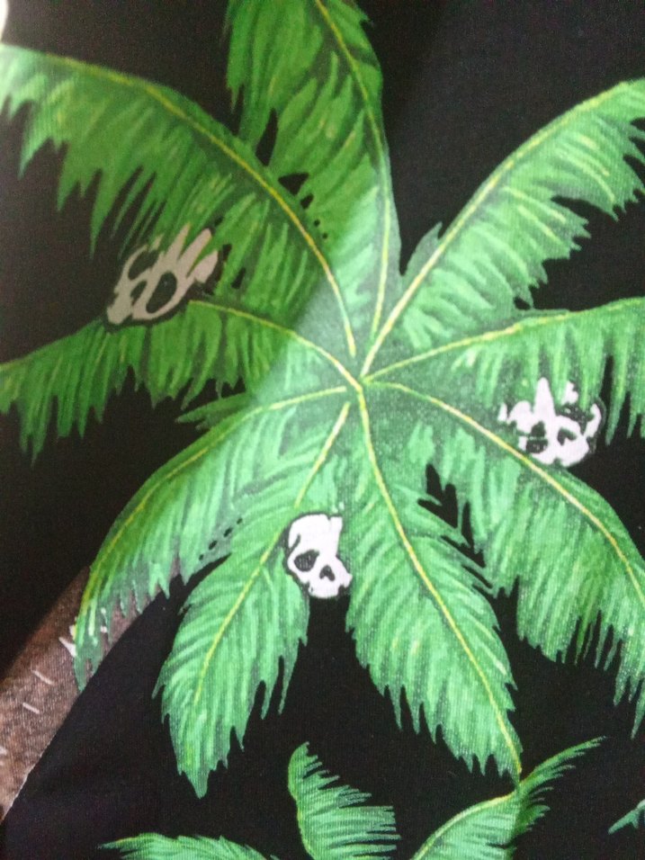 Siyah Pamuklu Oversize Baskılı Tişört - Görsel 2