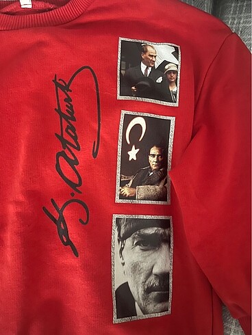 Defacto Atatürk sweatshirt 5-6 yaş