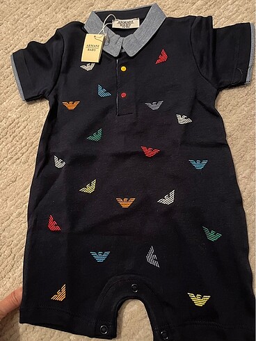 Armani baby 9 ay etiketli tulum