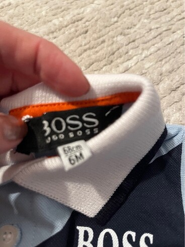 Hugo Boss Boss amblemli etiketli 6 ay tulum
