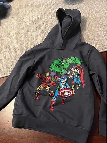 5 Yaş Beden gri Renk Avengers 5-6 yaş eşofman takımı